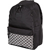 Рюкзак "deVENTE. TOTAL BLACK" подростковый 44x31x20 см (19 л) 650 г, текстильный, 1 отделение на молнии с уплотненным отделением для ноутбука до 15 дюймов и книг, 1 передний карман на молнии, 2 боковых кармана из сетки, 1 потайной карман анти-вор в с