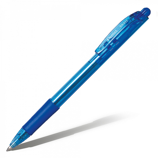 Ручка шариковая автомат. 0,7 мм Pentel.Fine Line, СИНЯЯ