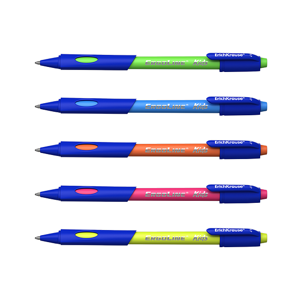 Ручка шариковая  ErichKrause Ultra Glide ErgoLine Kids Ultra Glide Technology, СИНЯЯ