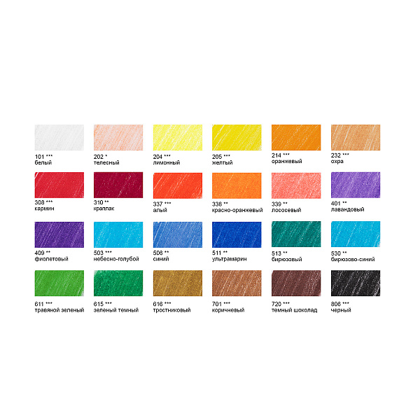 Карандаши 24 цв. "VISTA-ARTISTA" "INTENSE" заточенные  