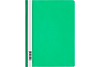 Скоросшиватель А4 с верх. прозр. листом, 100/120 мкм, зеленая, Стамм