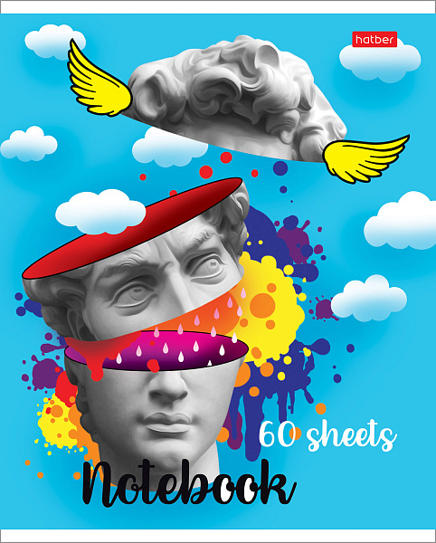 Тетрадь 60 л. кл. "Вайб в моей голове" 65г/кв.м