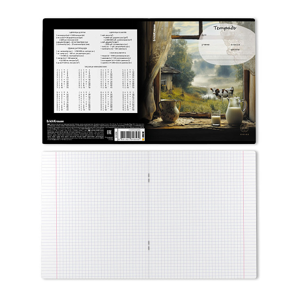 Тетрадь 24 листа в клетку ErichKrause Countryside, MIX-PACK