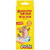 Карандаши 12 цв. ДЖАМБО "Каляка-Маляка" утолщенные укороченные, с ластиком,пластик,шестигран,карт.уп