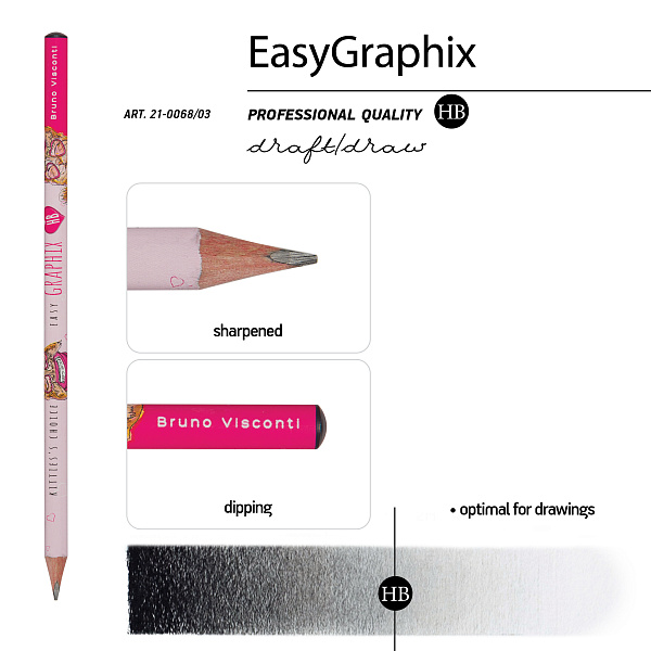 Карандаш чернографитный "EasyGraphix. Кот Мейнкун" НВ 