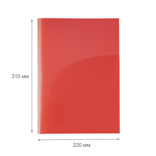 Папка - уголок А4 (2 кармана) "Expert Complete" Premier 180 мкм волокно прозрачный new