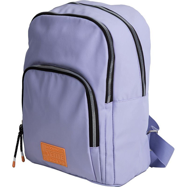 Рюкзак "deVENTE. Modern Concept" подростковый 34x25x14 см (12 л) вес 300 г, высококачественный нейлон, тракторная серебристая молния, уплотненная спинка и уплотненные лямки, 2 отделения на молнии, 1 передний карман на молнии, внутри уплотненный карма