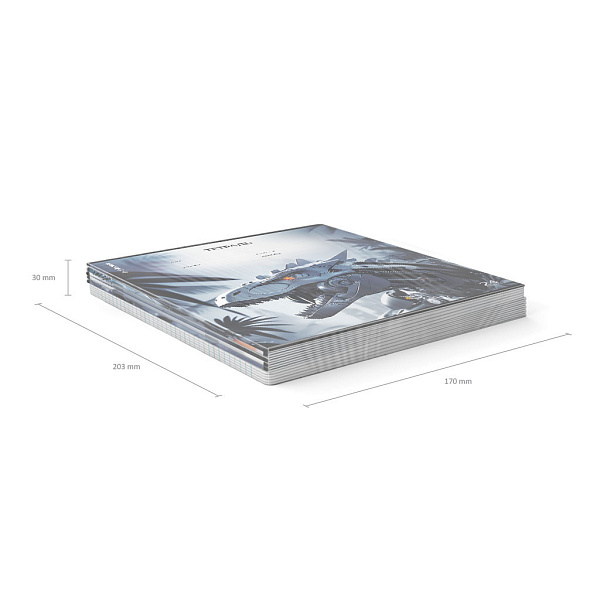 Тетрадь 24 листа в линию ErichKrause Techno Dino, MIX-PACK