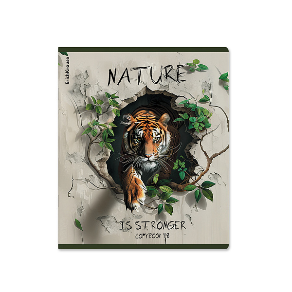 Тетрадь 48 л. кл. "Nature Power, твин-лак ErichKrause _MIX-PACK