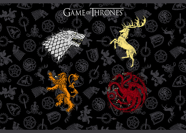 Альбом для рисования 40 листов "Игра престолов" (Game of Thrones) 100г/кв.м