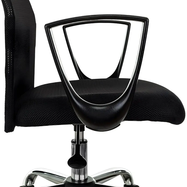 Кресло для руководителя VB_EChair-510 TW сетка/ткань черный хром