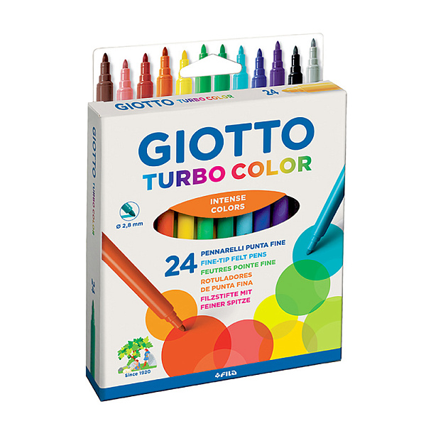 "Giotto" TURBO COLOR Набор фломастеров 24 цв
