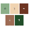Тетрадь 96 листов в клетку "Кофейные истории" А5ф 60-65г/кв.м на скобе Обл. мел.картон ламинация СОФТ ТАЧ 5 диз.в блоке 