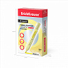 Маркер-текстовыделитель ErichKrause® Liquid Visioline V-14 Pastel, желтый, жид.чернила 