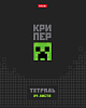 Тетрадь 24 листа в клетку "Pixel Boom" 60-65г/кв.м на скобе  выб лак 5 диз.в блоке скругл.углы 