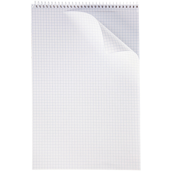 Блокнот А4 80 л. кл. на спирали "Россия" Обл. мел.картон УФ-лак жесткая подложка