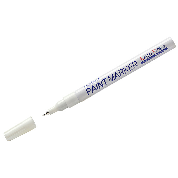 Маркер-краска (лаковый) 1.0 мм MunHwa "Extra Fine Paint Marker", нитро-основа, бел
