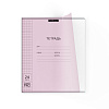 Тетрадь с пластиковой обложкой на скобе ErichKrause® Классика CoverPrо Pastel, розовый, А5+ 24 л. кл