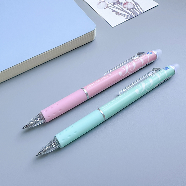 Ручка со стираемыми чернилами "DeleteSlimClick.xPro" Zefir 0.5 ММ, СИНЯЯ (2 ЦВЕТА КОРПУСА) 