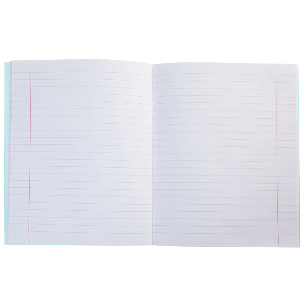 Тетрадь 48 листов в линию, пластиковая обложка "PROGRESSIVE", 60-65г/кв.м, бирюзовая