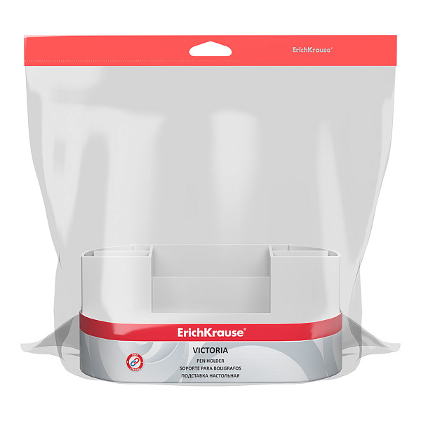 Подставка настольная пластиковая ErichKrause® Victoria, белый
