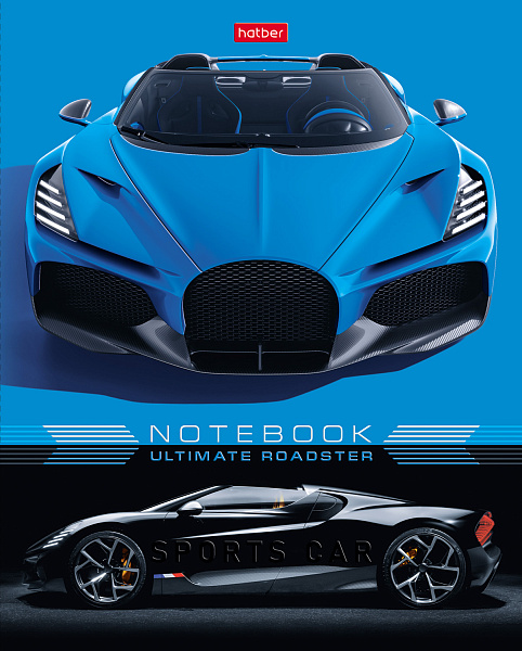 Тетрадь 48 л. кл. "В движении" 65г/кв.м мат.ламин. 3D фольга 5 диз.в блоке скругл.углы