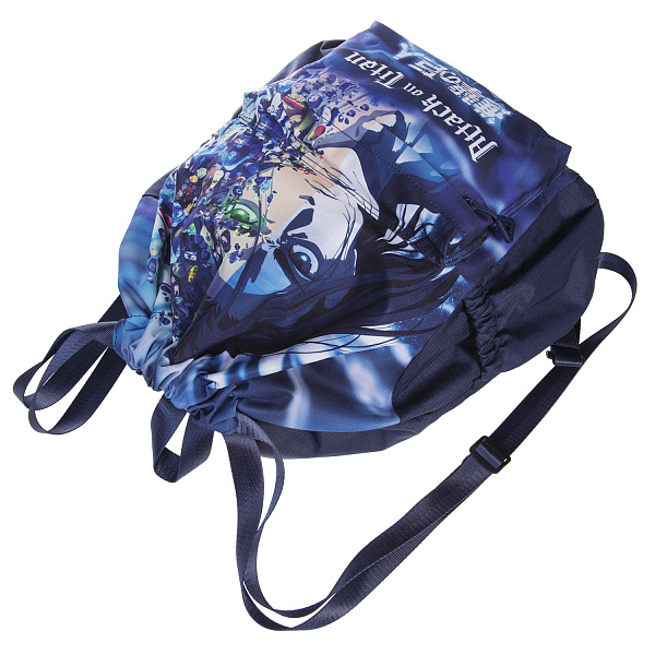 Рюкзак-мешок Hatber -Атака Титанов_Сезон 4- 44х33х14см полиэстер 1 отд. 3 кармана