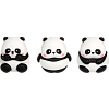 Ластик "deVENTE. Sweet Panda" синтетический каучук, 30x30x35 мм, индивидуальная маркировка, в картонном дисплее, ассорти 3 дизайна