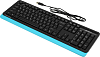 Клавиатура A4Tech Fstyler FK10 черный/синий USB