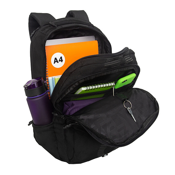 Рюкзак (/1 черный - черный)