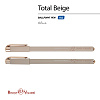 Ручка шариковая 0,38 мм "TOTALBEIGE" СИНЯЯ