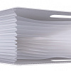 Лоток вертикальный Deli для бумаг A4 серый полипропилен