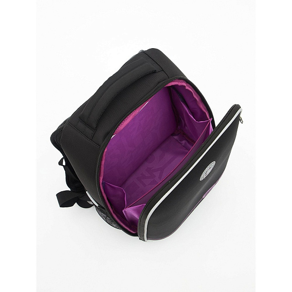 Рюкзак школьный (/1 черный - лаванда)