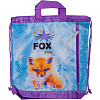 Сумка для сменной обуви и спортивных секций "deVENTE. Cute Fox" 38x43x9 см, водоотталкивающая ткань, дно с расширением 9 см, карман на молнии, на веревочной завязке, с ручками