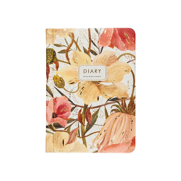 Ежедневник недат А6+ "FLORA.Цветочная страсть"