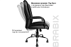 Кресло офисное BRABIX "Space EX-508", экокожа, хром, черное