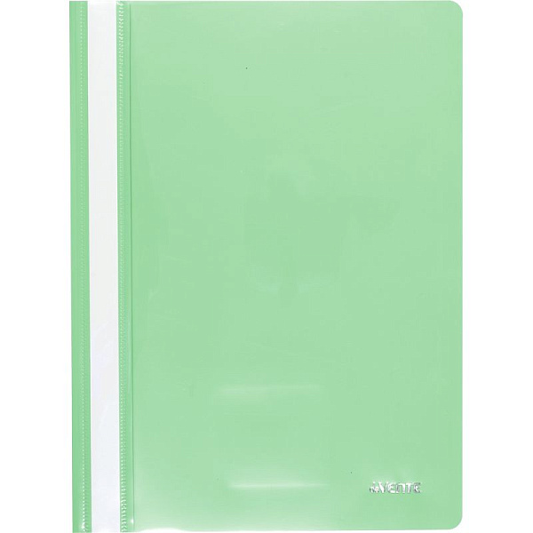 Скоросшиватель А4 "deVENTE. Pastel" с прозрачным верхним листом, 120/180 мкм, пастельная бирюзовая, индивидуальная маркировка