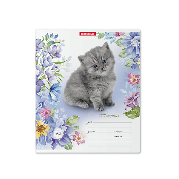 Тетрадь 12 л. кл. "Мурзики" ErichKrause (в плёнке по 10 шт.)