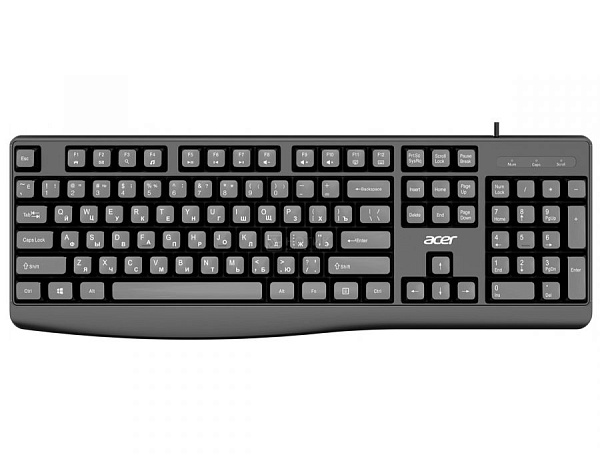 Клавиатура Acer OKW301 черный USB для ноутбука (ZL.KBDCC.01A)