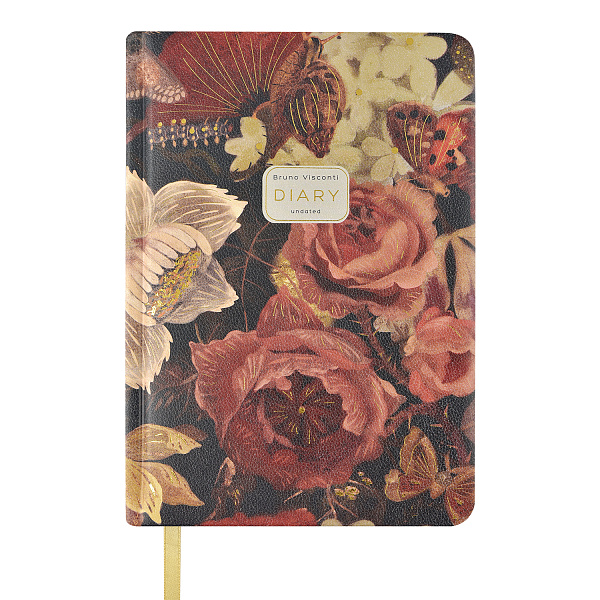 Ежедневник недат А5+ "FLORA.Lush Bouquet"