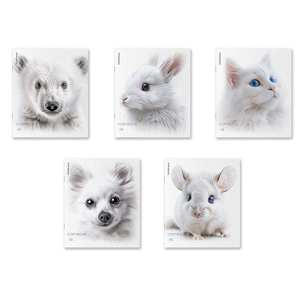 Тетрадь 48 л. кл. "Whiteout", ламинация soft-touch+выборочный УФ-лак ErichKrause _MIX-PACK