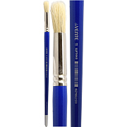 Кисть художественная "deVENTE. Art" щетина № 11 круглая, удлиненная деревянная ручка с многослойным лакокрасочным покрытием, никелированная обойма, индивидуальная маркировка