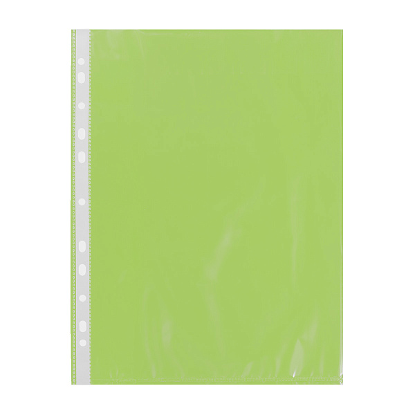 Папка-вкладыш цветной A4 50 шт. 35 мкм матовый лайм "Expert Complete" Premier EC260802