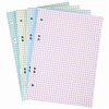Сменный блок 200 листов А5 в клетку 4-х цв. тонирован. блок 