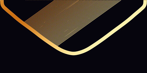 Конверт для денег без надписи (золотые полосы на черном фоне)