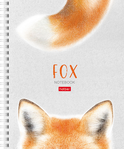 Тетрадь 48 л. кл. на гребне "Хвостики и ушки", 65г/кв.м мат.ламин. 4 диз.