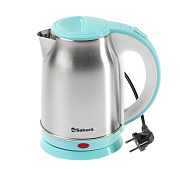 Чайник электрический Sakura SA-2147BL, металл, 1.8 л, 1800 Вт, голубой