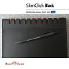 Ручка шариковая автомат. 0,5 мм "SlimClick.BLACK" СИНЯЯ