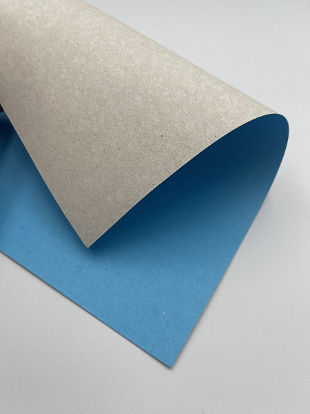 Картон цветной Немелованный А4, 8 листов, 8 цветов, односторонний, 220г/м, Эконом на скрепке