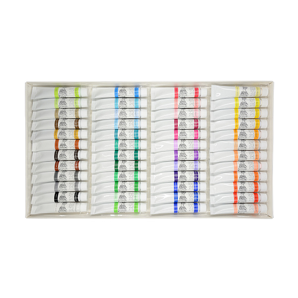 Акрил 48 цв. 12 мл  В КОРОБКЕ-ПЕНАЛЕ